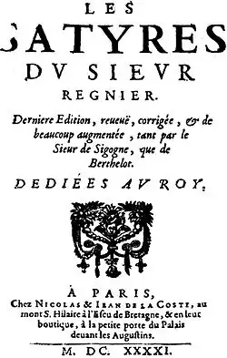 page de titre en noir et blanc, avec dans la moitié inférieure un dessin à symboles végétaux.