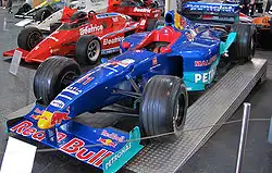 Photo de la Sauber C18 de Jean Alesi.