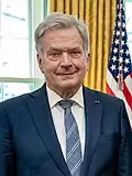 Sauli Niinistö, 9 mars 2023.