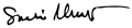Signature de Sauli Niinistö