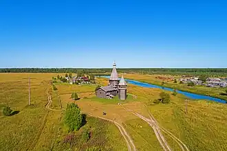 Saounino, église Saint-Jean-Chrisostome Kiprovo (oblast d'Arkhangelsk)