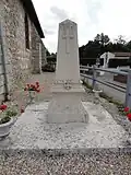 Le monument aux morts.