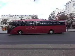 Temsa Safari RD en car de substitution SNCF en gare de Sartrouville.