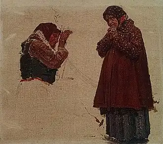 Deux vieilles femmes, Musée russe.