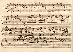 partition manuscrite