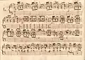 partition manuscrite
