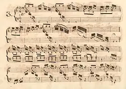 partition manuscrite