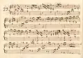 partition manuscrite