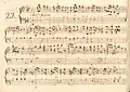 partition manuscrite