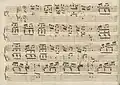partition manuscrite
