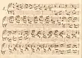 partition manuscrite