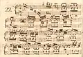 partition manuscrite
