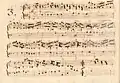 partition manuscrite