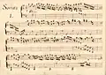 partition manuscrite