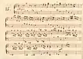 partition manuscrite