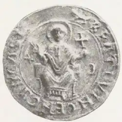 Saint Vincent sur le sceau de Castres de 1226