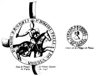 Image illustrative de l'article Philippe de Vienne (seigneur)