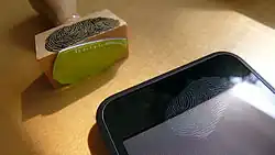 Empreintes digitales de Wolfgang Schäuble.