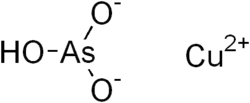 Image illustrative de l’article Hydrogénoarsénite de cuivre