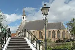 Schipluiden, l'église dans la rue