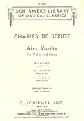 Airs Variés de Charles-Auguste de Bériot (1924).