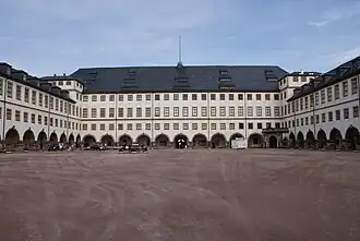 Cour intérieure du château de Friedenstein
