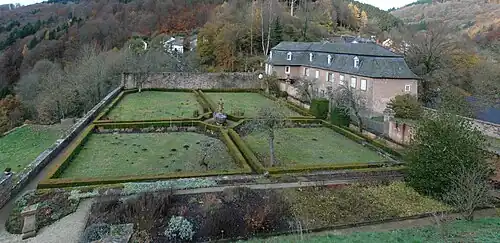 Panorama de l’Eiserne Garten avec, à droite, la brasserie.