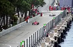 La sortie de la Nouvelle chicane.