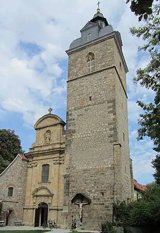 Vue de l'église abbatiale