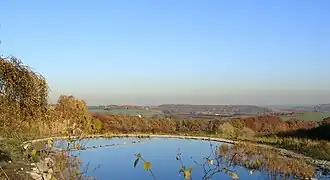 Vue de Werden depuis Schuir.