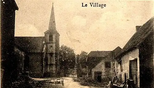 Vue du village en 1932.