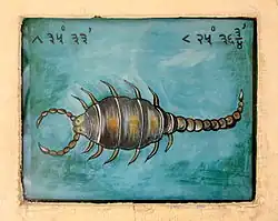 Signe du scorpion, Jantar Mantar, Jaipur, Inde