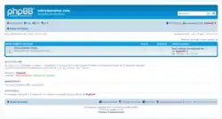 Capture d'écran d'un forum phpBB 3.2.x.