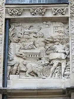 Scènes allégorique des Triomphes de Pétrarque : Cybèle ?