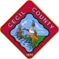 Blason de Comté de Cecil(Cecil County)