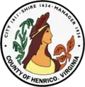 Blason de Comté de Henrico