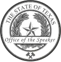 Sceau du Président de la Chambre des Représentants du Texas