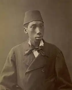Eunuque du sultan ottoman, vers 1870.