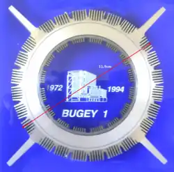 section d'une cartouche de combustible