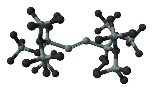 Structure du premier disilyne publié.