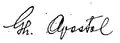 Signature de Gheorghe Apostol