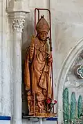 Saint Nicolas - Bois sculpté du XVIe&nbsp;siècle.