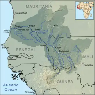 Le fleuve Sénégal.