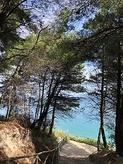 un chemin de randonnée.