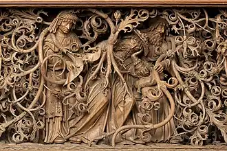 Jessé dans la prédelle