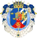 Armoiries de Charles-Gustave grand-prince de Finlande de 1802 à 1805.