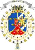 Armoiries du prince Frédéric-Adolphe.