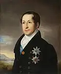 Portrait du prince Serge Mikhaïlovitch Galitzine (1774-1859).