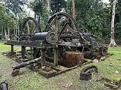 Broyeur de canne à sucre.
