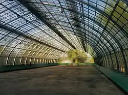 Serre en rénovation en 2012.